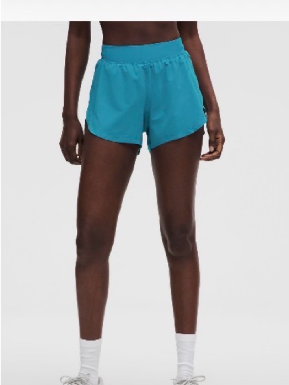 lululemon athletica fast and free Hawaiian Blue shorts